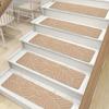 Anti-slip Silent Stair Mats for Indoor Wooden Steps Silent Mats with Self-adhesive Tape and Washable Carpet To Prevent Stair Covering Mats From Moving