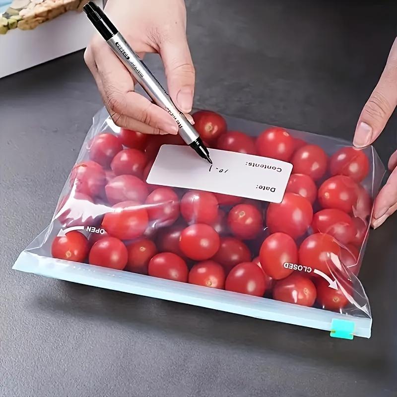 Прочные Многоразовые Пакеты для Хранения Продуктов с Застежкой-Слайдером и Герметичным Дизайном