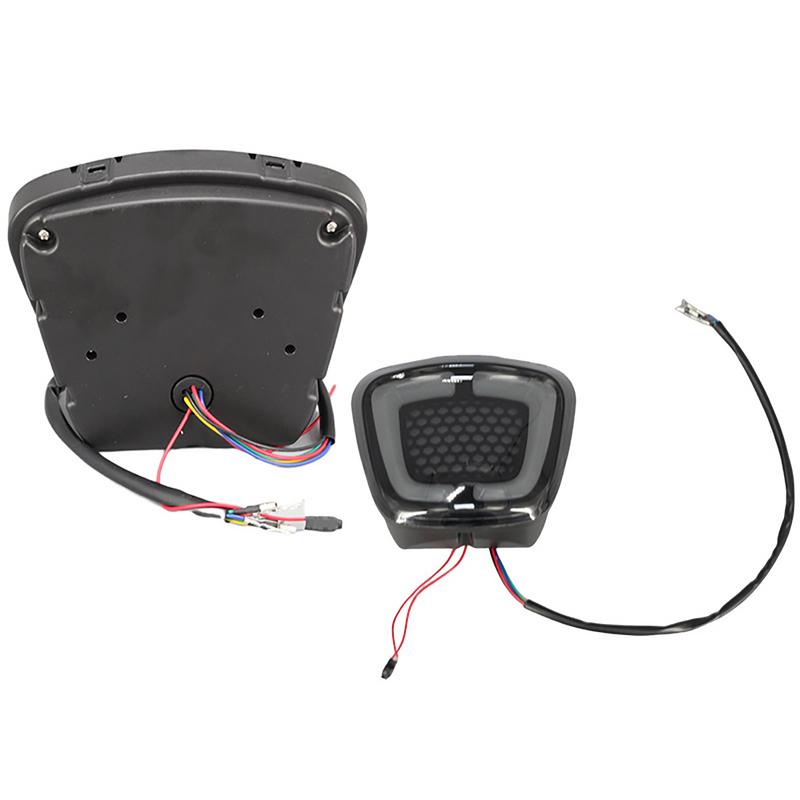 Задний фонарь для мотоцикла, интегрированный дальний свет и стоп-сигнал с поворотным фонарем для модифицированных интегрированных задних фонарей для мотоцикла