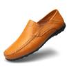 Genuine Leather Men Shoes Casual Luxury Brand Formal Mens Loafers Moccasins Italian Breathable Slip On Male Boat Shoes Plus Size