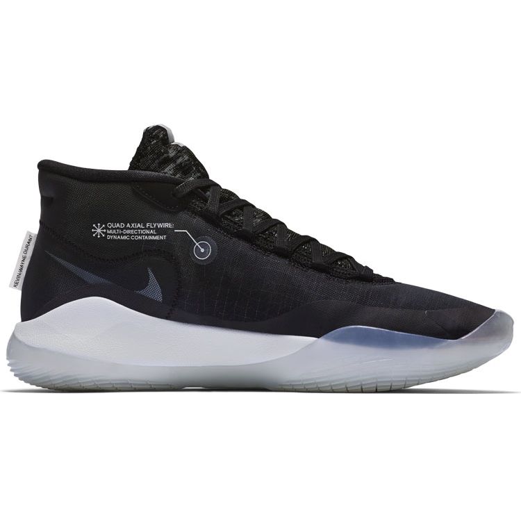Nike Zoom KD 12 EP Кроссовки унисекс The Day One Черный металлик-серебристый-белый AR4230-001