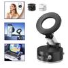 Vacuum Magnetic Suction Cup Folding Swivel Stand Double-sided Suction Cup Strong Magnet Vacuum Suction Cup Mount Car Holder For iPhone/Android