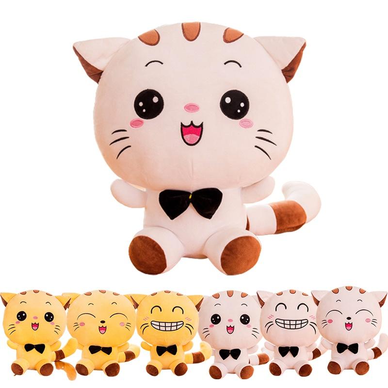 Очаровательный Кот Котенок Плюшевая Игрушка Талисман Мягкая Кукла Новогодний Подарок Декор