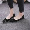 Мода Akexiya 2024 повседневные туфли на плоской подошве для женщин, новые летние дышащие удобные туфли на мягкой подошве с острым носком и мелкой плоской подошвой для женщин