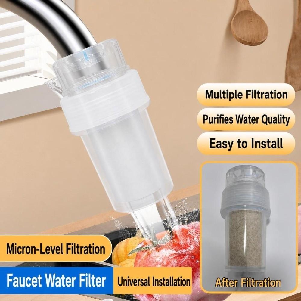 Splash-Proof Faucet Water Purifier Front Replaceable Filter Cartridge Drinking Water