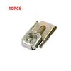 10×Car Chassis Fixed Fastener M6 Spring U-Type Clips Rivets Fastener Speed Nuts