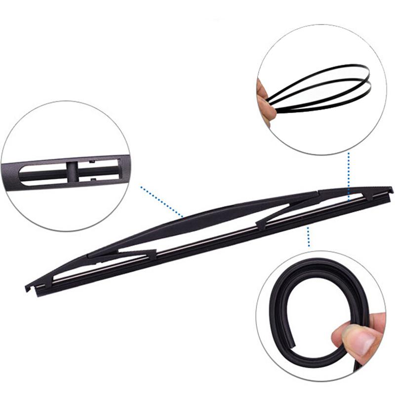 Erick's Wiper 12" Rear Wiper Blade & Arm Set Kit For Honda Odyssey MPV 2003 - 2005 Windshield Windscreen Tailgate Window Brush