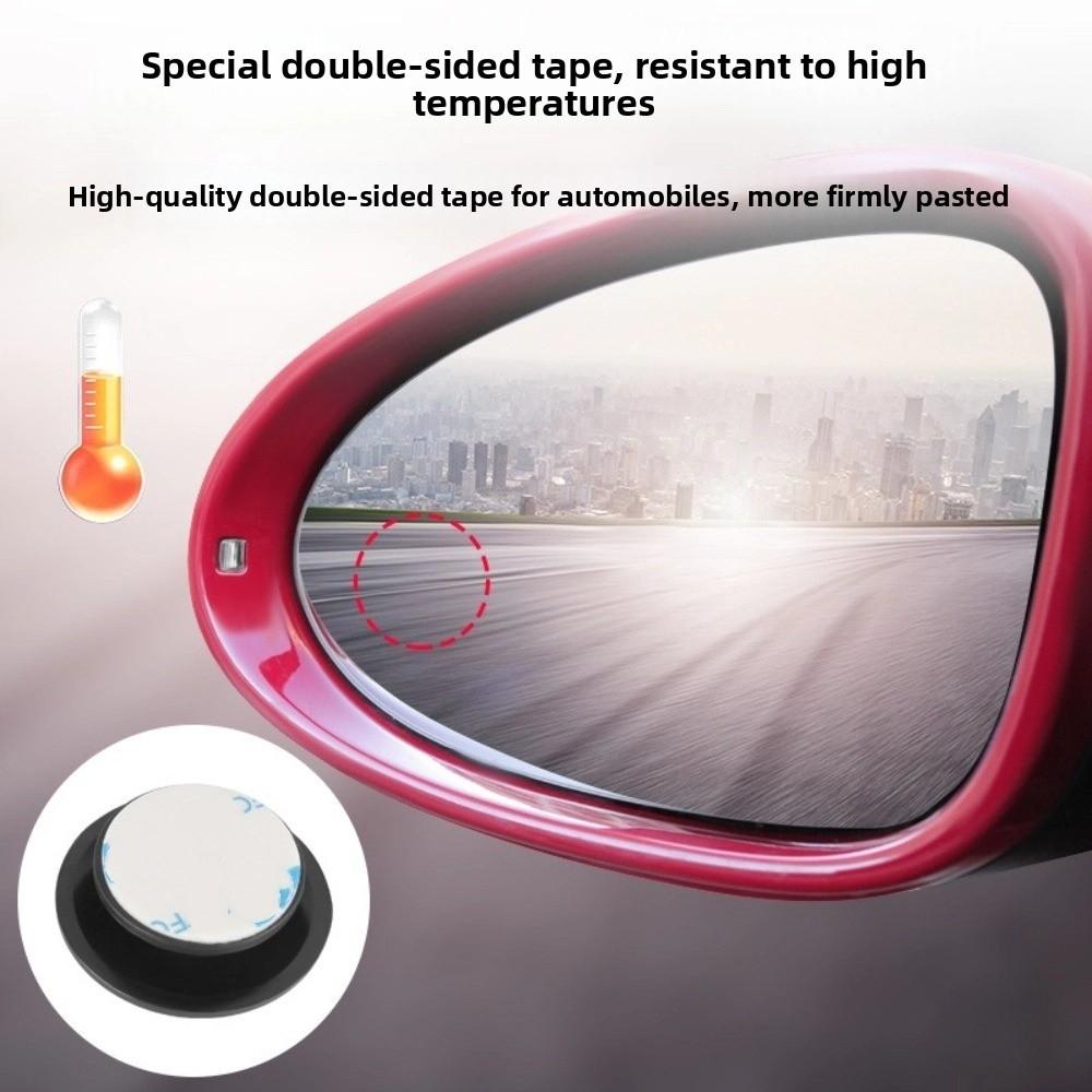 2pcs Set 360° Adjustable Blind Spot Mirror Wide Angle Parking Mirror Blind Spot Monitoring