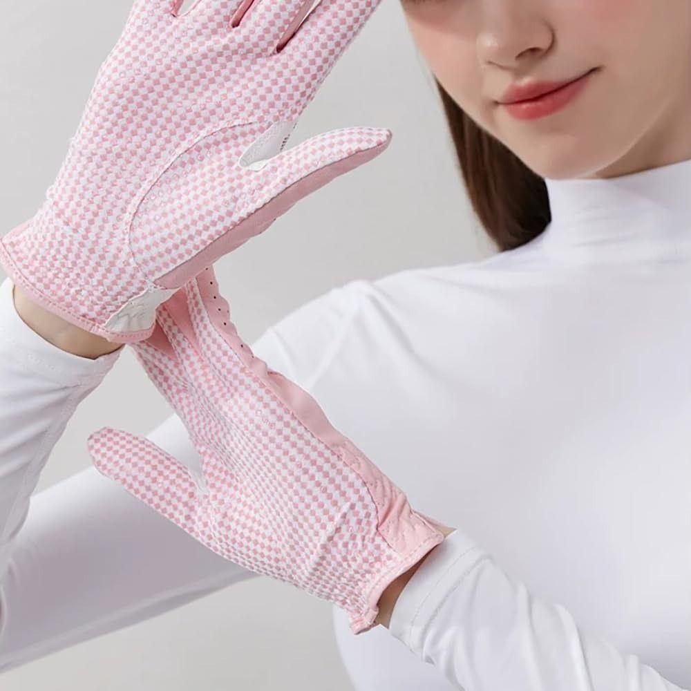 A Pair Enhanced Grip Women’s Golf Glove Breathable Golf Accessories Golf Gloves for All Weather