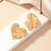 Women's Korean-Style Irregular Heart Stud Earrings - Celebrity-Inspired Street Fashion