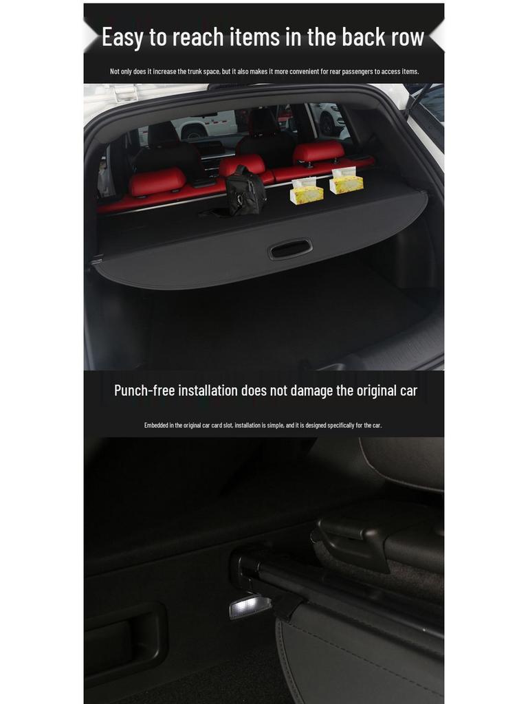 Beijing BJ60 Trunk Partition Cover: Car Interior Modification Curtain