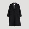 She S miSS Wool Two Button Handmade Coat Swhcto42020 Bk