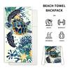 Microfiber Beach Towel Lightweight Super Soft Double-Sided Printing Sand-Free Bath Towel Thin Large Fast Dry Absorbent Towel for Travel Pool