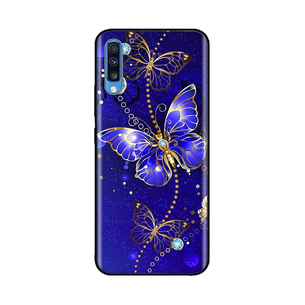Ударопрочный чехол для Samsung Galaxy A70 Чехол Мягкий Силикон ТПУ Печатный Чехол для Samsung A70 Чехол A 70 A705F Funda Оболочка Задние Чехлы