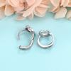 Jewelry Geometric Simple Diamond Ear Buckle Stylish Korean Earrings