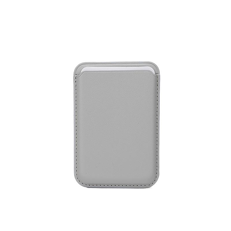 Магнитный держатель для карт MagSafe для iPhone 16/17, Прочная магнитная PU-кожа, Официальный стиль