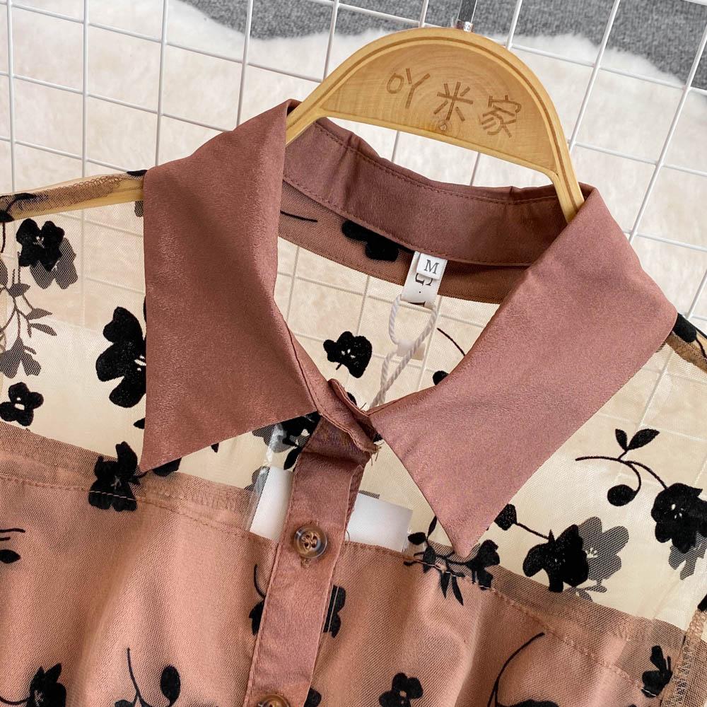 RUGOD Summer Retro Embroidered Waist Slim A-line Dress Elegant Large Swing Long Dress