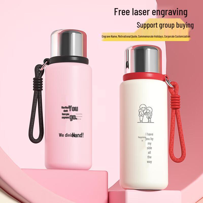 FUGUANG Portable 600ml Insulated Thermos Mug