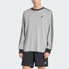 adidas Оригиналы Britcore Cali Свободная вязаная футболка с круглым вырезом с длинным рукавом Мужские Топы KV4703
