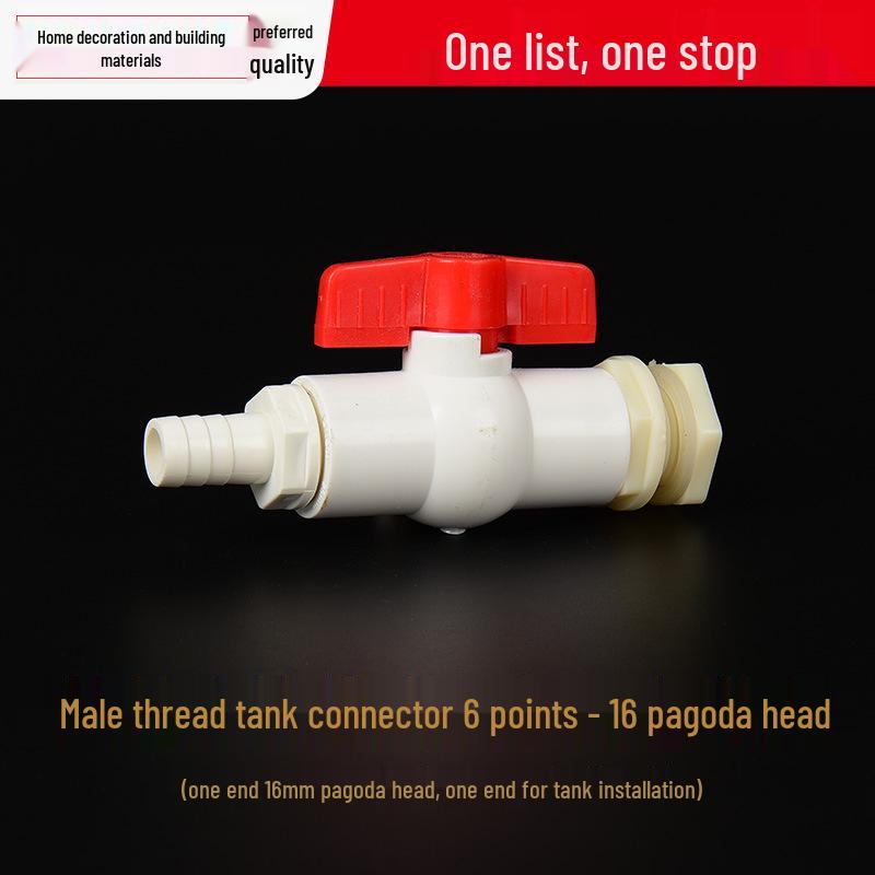 Пластиковый бак для хранения воды, кран и аксессуары для клапана