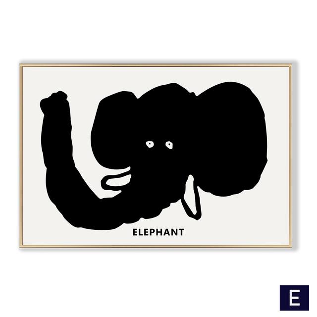 Бохо-стиль, современный постер с изображением животных и леопарда, украшение для дома, минималистичный скандинавский холст, настенные картины для гостиной, без рамки