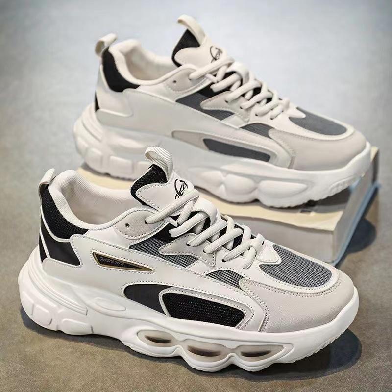 Модные оригинальные дизайнерские модные мужские кроссовки, увеличивающие рост, повседневные кроссовки в стиле ретро, модная спортивная обувь на платформе, мужская массивная обувь