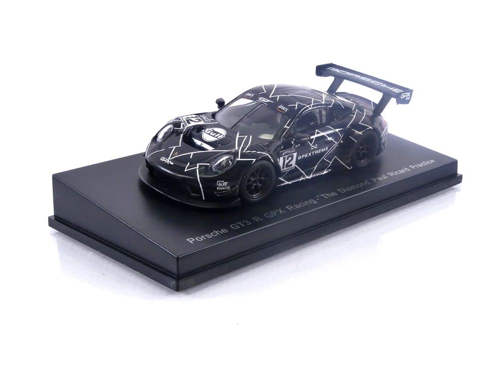 Spark Porsche GT3 R GPX Racing Richards Practice Car 1/64 #12 "The Diamond" P.