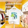 Hatsune Miku Anime Future Peripheral Cartoon Printed Pure Cotton COS Collaboration Casual Tshirt Leisure Wear for Boys Girls