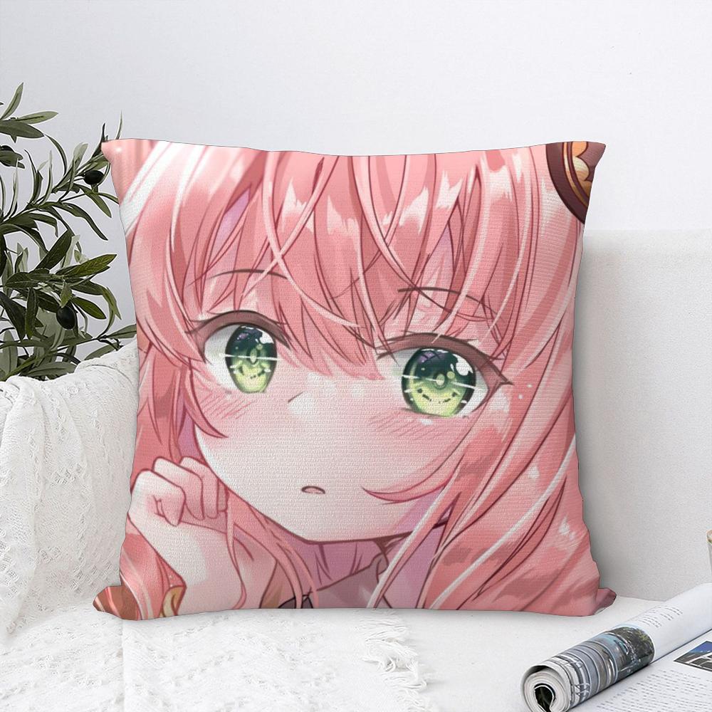 Anime Cute S-SpyX Family Pillow Case Sofa Decorative Home Double-sided Printing Short Plush Cushion Cover Throw Pillow Cover