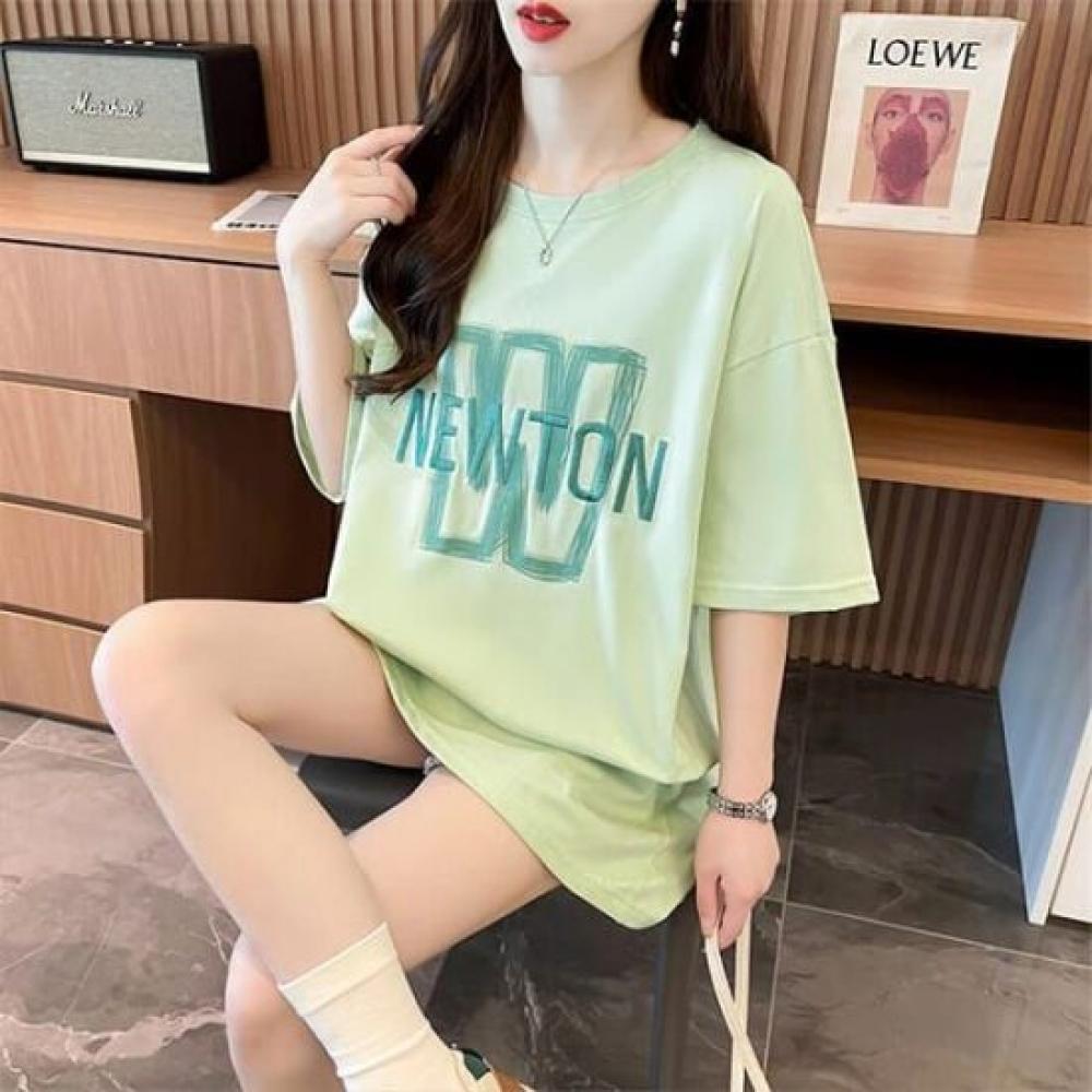 Navava Women LeTTering Loose FiT T shirT nT2526
