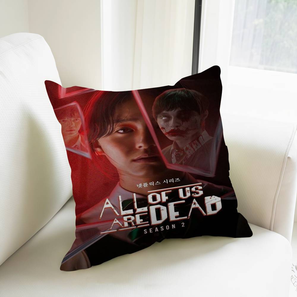 Korean Tv All Of Us Are Dead Pillow Cover Sofa Cushion Cover Home Room Decoration Children Gift
