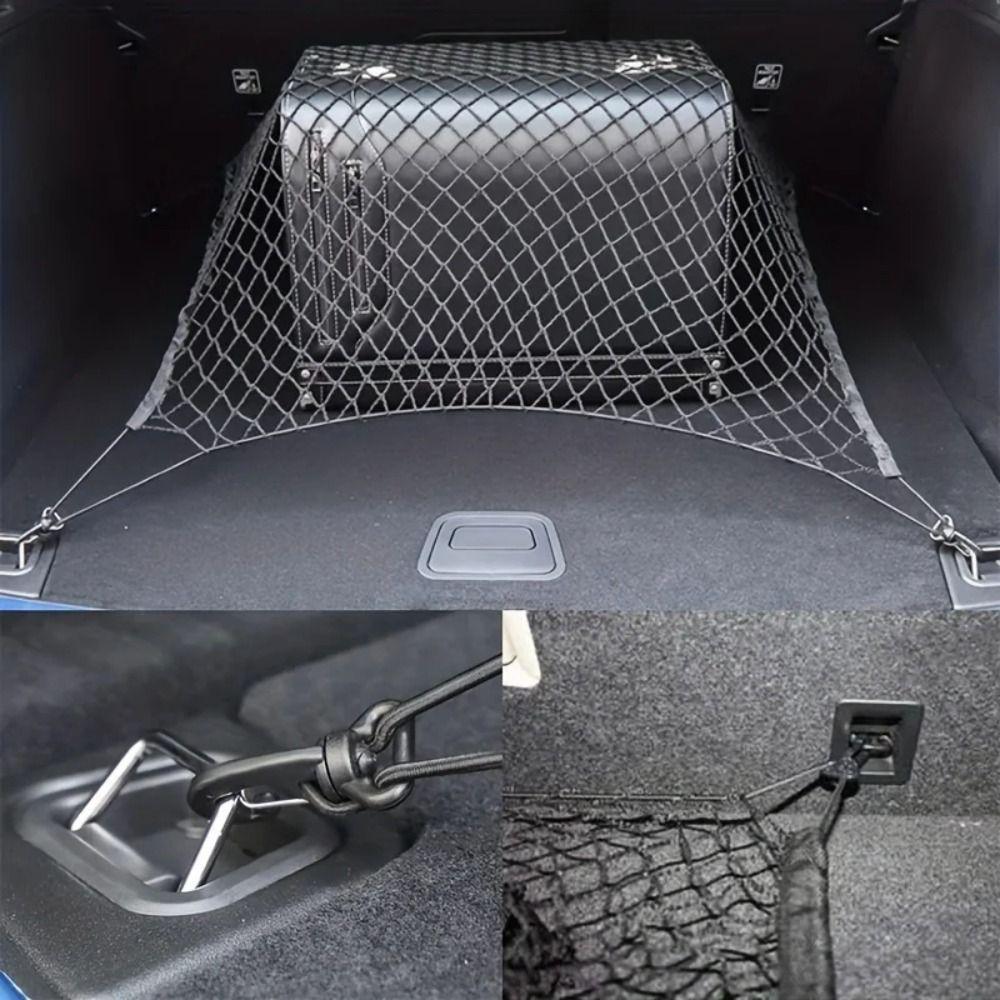 Universal Cargo Net Adjustable Luggage Mesh Net Hanging type Car Mesh Storage Bag SUV