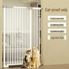 Secure Cat-Proof Indoor Pet Barrier: Encrypted, Elevated Fence—Punch-Free Design for Cats and Dogs, Ideal for Balconies and Partitions.