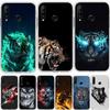 Fashionable Tiger Phone Case For Huawei P20 P40 Lite P30 Pro P Smart 2019 Nova 3e 6 Se Silicone Transparent Soft Cover