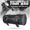 Universal Black Motorcycle Tool Bag Cruiser Tool Front Fork Handlebar Saddlebag Roll Barrel Racing Tail Barrel Storage