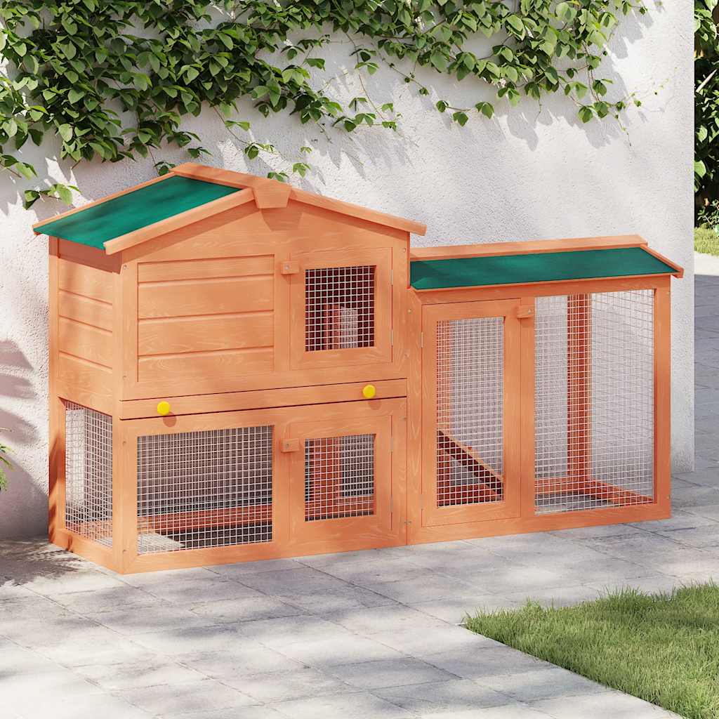 Large Rabbit Hutch Wood