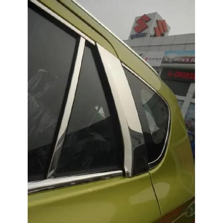 Для Suzuki S-Cross Scross SX4 2014 2015 2016 2017 2018 Накладка на стойку кузова B C Накладка-полоска на стойку Автоаксессуары