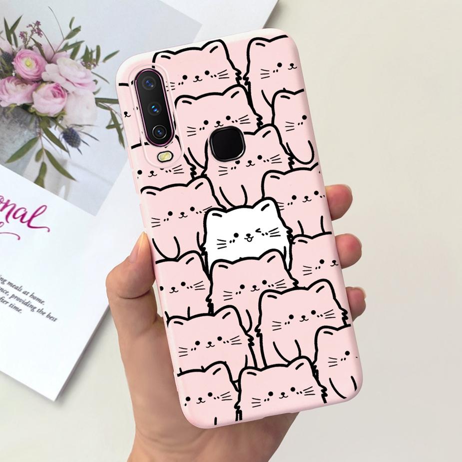 Чехол для Vivo Y12 Чехол для Vivo Y15 Y17 1902 1904 Милый Модный Мультяшный Чехол Мягкий Силиконовый Чехол для Телефона Для Vivo Y15 Y 12 17 VivoY12 Чехлы