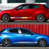  2PCS Car Door Side Stickers For Alfa Romeo Giulietta 940 Veloce Hatchback Auto Tuning Accessories Long Stripes Vinyl Film Decalsqwe5