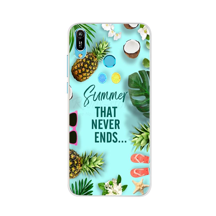 Чехол для Huawei Y7 2019 Силиконовый Мультяшный ТПУ Чехол для Телефона Для Huawei Y7 2019 DUB-LX1 DUB LX1 LX2 LX3 Y 7 Prime Pro 2019 Чехол