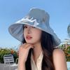Outdoor Sun Protection Hat For Women Large Brim Stylish Summer Summer Hat With Drawstring