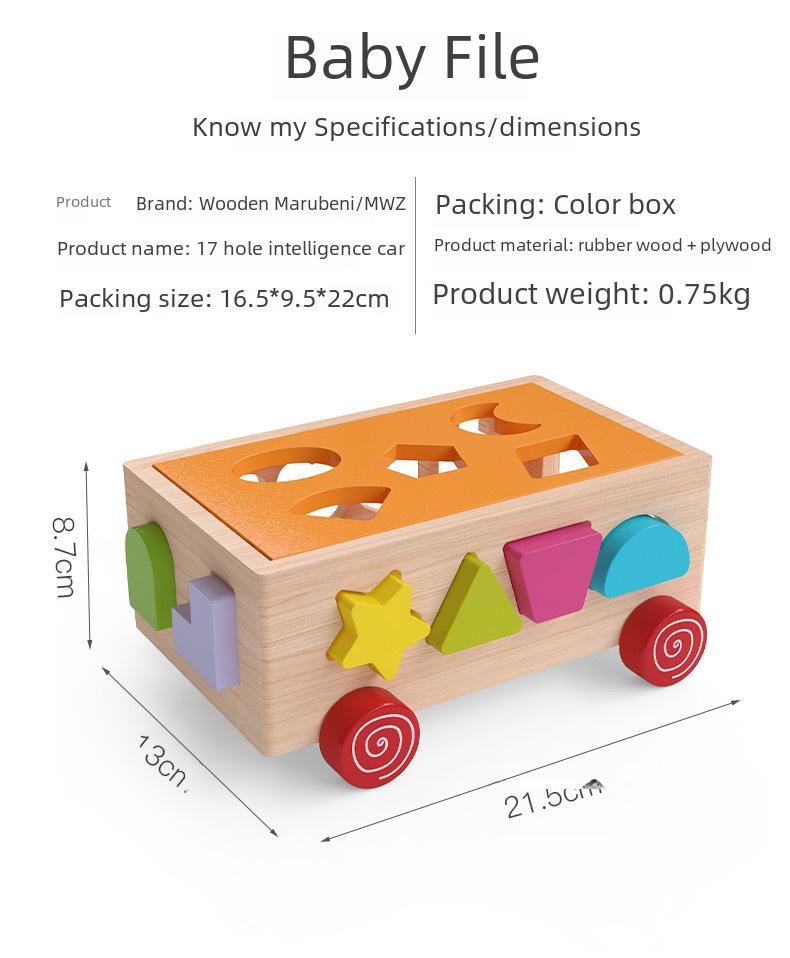 Образовательные блоки CPC Farm Morkov Shape Matching Blocks для детей 1-3 лет