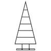 Metal Christmas Tree for Decorations Black 90 cm