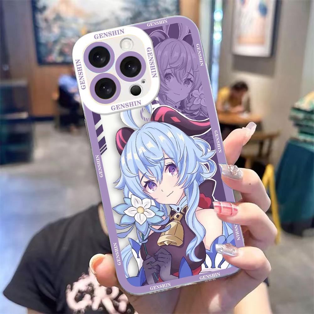 Горячая игра Genshin Impact Прозрачный чехол для телефона Для VIVO V20 V21 V21E V23 V23E V25 V27 V27E V29E V30E V30 V40 V50 V60 Y02 Y03 Чехол