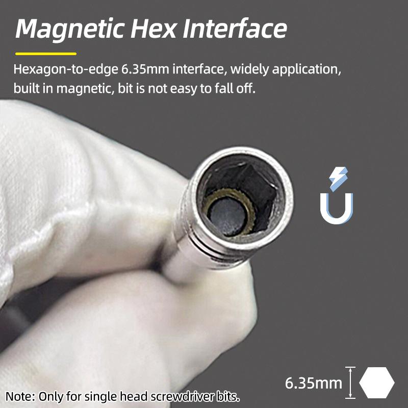 Drill Bit Extension Rod Magnetic Screwdriver Bit Holder 1/4 Hex Driver Socket Adapter Power Tools For Leatherman Surge Wave Plus