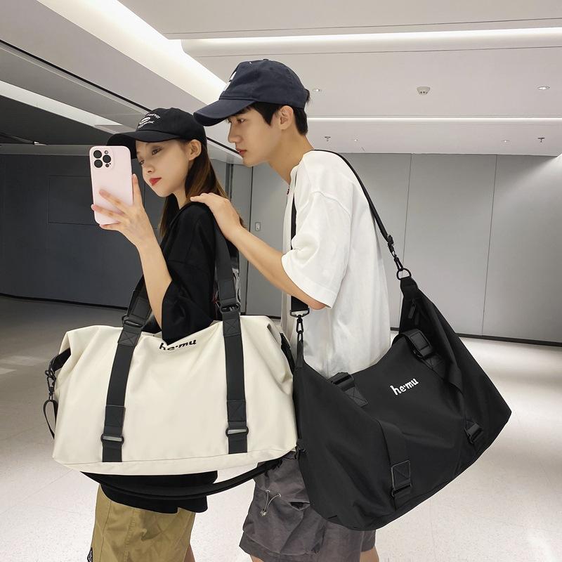 Travel bag Light business trip luggage Large capacity short trip messenger bag Leisure sports fitness bag Women