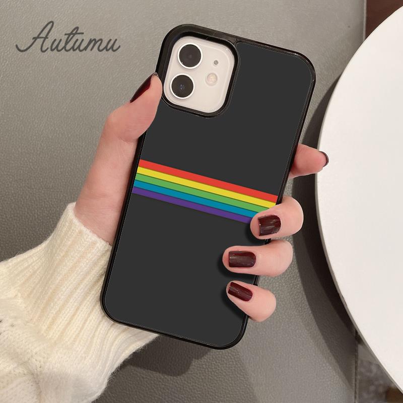 Gay Lesbian Lgbt Rainbow Pride Phone Case for iPhone 17 Air 15 16 16e 11 12 13 14 Pro Max Plus coque Fundas Shell