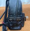 [Pre-Owned] Classic Double-Sided Studded Coated Canvas Backpack - Excellent #QC60OU