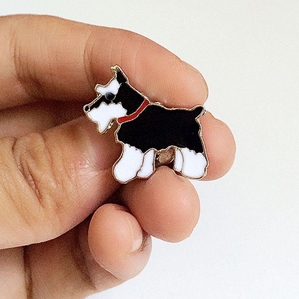 Cartoon Dog Dog Animal Enamel Pins Bulldog Cartoon Metal Badge Pet Dog Brooch Kid Gift