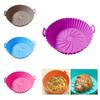 Portable Tray Liners Baking Basket Heating Baking Pan For Air Fryer Silicone Pot